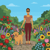 Happy Flower Garden GIF by World Of Women