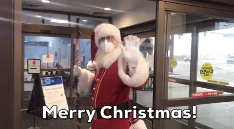 Santa Claus Vaccine GIF by GIPHY News
