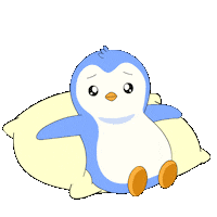 Tired Good Night Sticker by Pudgy Penguins