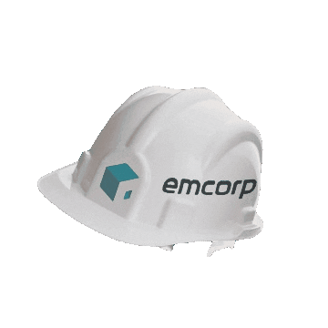 Emcorp giphyupload capacete emcorp Sticker