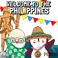 Penguin Philippines Sticker by Pudgy Penguins