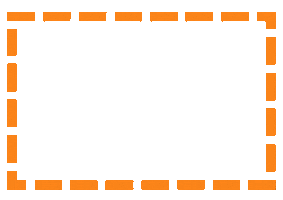 Orange Frame Sticker