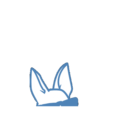 PawsForWalks dog dog walker blue and white pet sitter Sticker