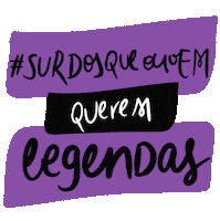 Acessibilidade Surdos Sticker by #SurdosQueOuvem