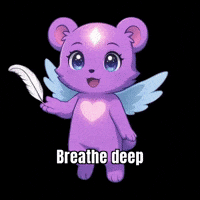 Peace Breathe GIF by MishaHeartseer
