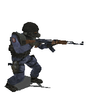 video game gun Sticker by MANGOTEETH
