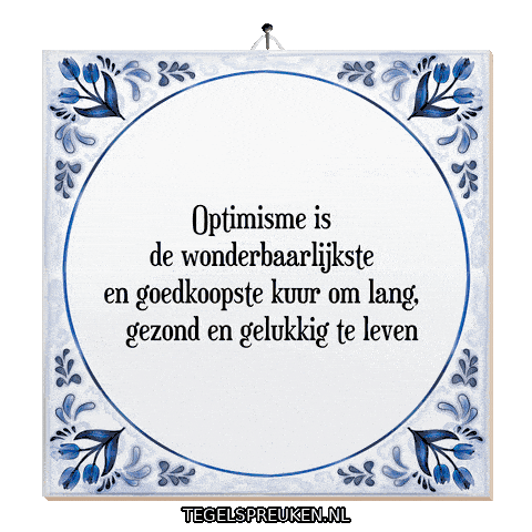 Hoop Wijsheid Sticker by Tegelspreuken.nl