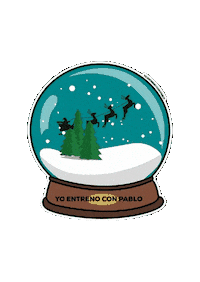 Christmas Snow Sticker by Yo entreno con Pablo