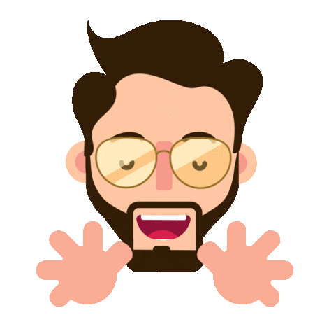 Emoji Glass Sticker by yogomotion