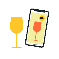 Happy Hour Cheers Sticker by Bumble