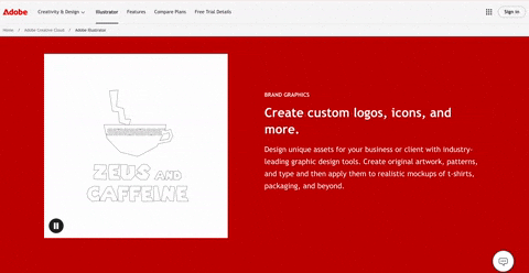 Illustrator tool for graphic design