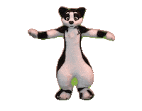 furrie dancing Sticker by MANGOTEETH