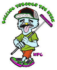 WorldwidePaintCrew painting paint rolling wpc Sticker