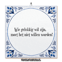 Spreuk Ontspanning Sticker by Tegelspreuken.nl