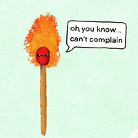 This Is Fine Burn Out GIF by Kev Lavery