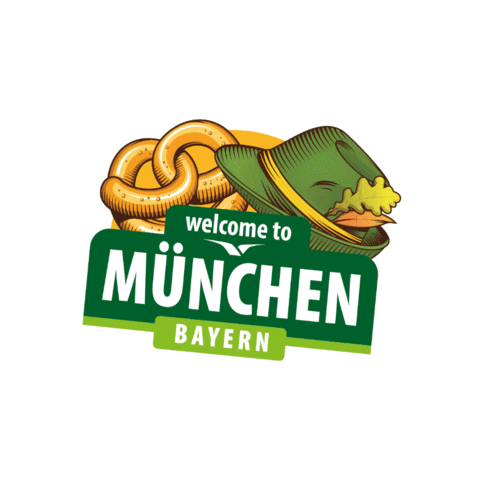 Bayern Pretzel Sticker by Widerøe