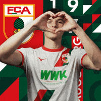 Football Heart GIF by FC Augsburg 1907