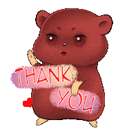 In Love Thank You Sticker
