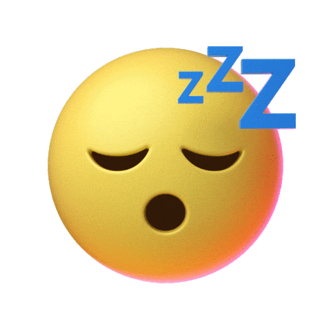 Tired 3D Sticker by Emoji