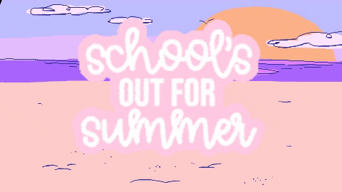 Schools Out First Day Of Summer GIF by MOODMAN