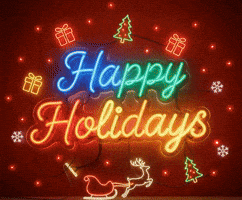 Merry Christmas Happy Holidays GIF
