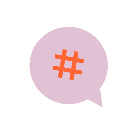Hashtag Sticker by The Social Brand