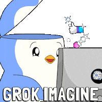 Imagine Artificial Intelligence Sticker by Pudgy Penguins