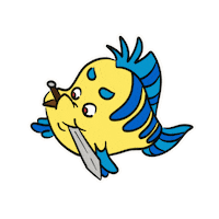 shturmik smile angry fish evil Sticker