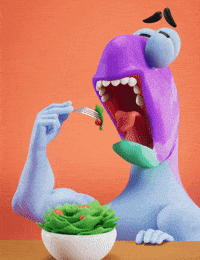 Sad Diet GIF by Claynosaurz