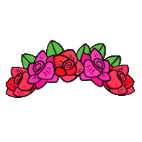 Flowers Corona Sticker by Vilore