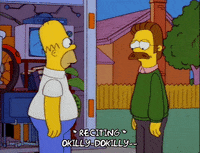 moving homer simpson GIF