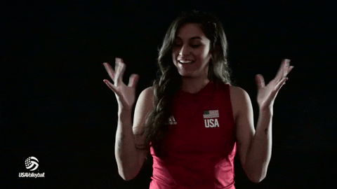 usavolleyball giphygifmaker what adidas i dont know GIF