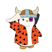 Happy White Flag Sticker by Pudgy Penguins