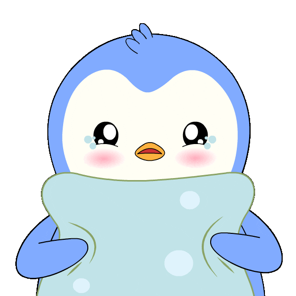 Excited Its Beautiful Sticker by Pudgy Penguins