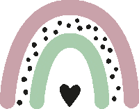 Rainbow Kinderzimmer Sticker by basajoo