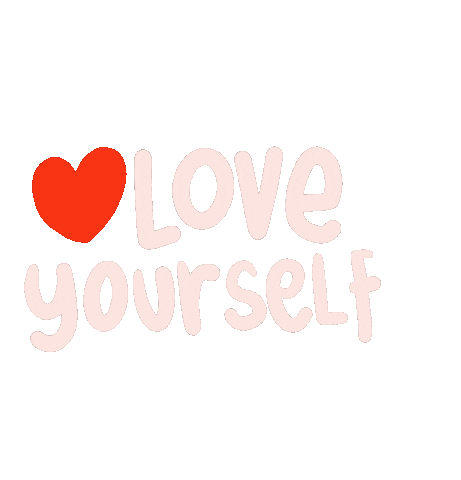 Loving Love Yourself Sticker by Demic