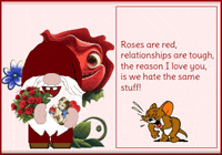 Violets Are Blue Gnome GIF