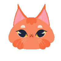 Happy Cat Sticker by Poupoutte