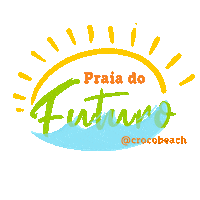 crocobeach fortaleza diversao barraca de praia crocobeach Sticker