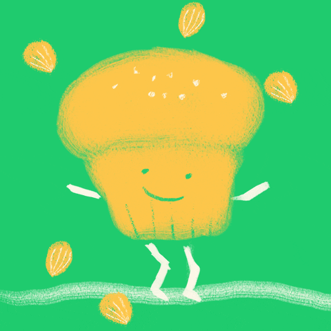 artofmadeleine happy dance aom dancing food artofmadeleine GIF