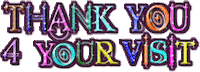 the visit thanks Sticker