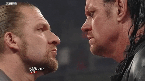 Stare Down Triple H GIF by WWE