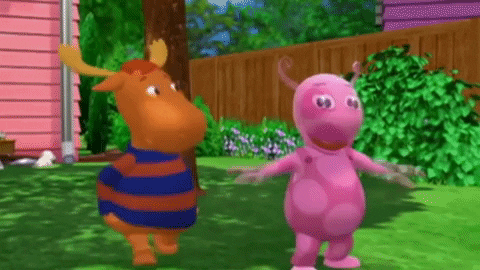 Chobz giphygifmaker backyardigans shockandbetrayal GIF