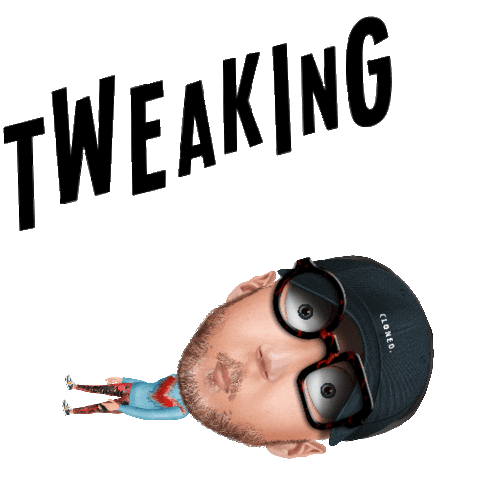 Izzypollak Tweaking Sticker by Genies