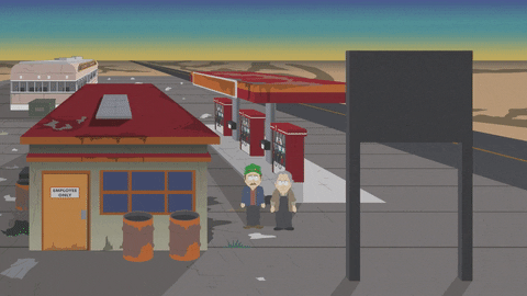 gas station smell GIF by South Park 