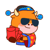 新年 Moomoo Sticker by futufriends