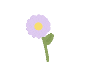 imkatt flower purple imkatt Sticker