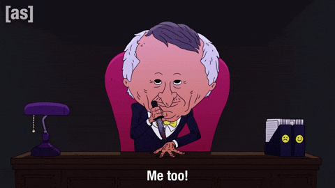Excited Me Too GIF by Adult Swim