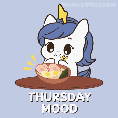 Thursday Eat GIF by Brave Unicorn