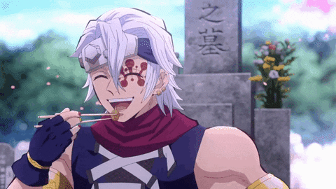 ZeroCeroXd giphyupload eat kimetsu no yaiba comer GIF